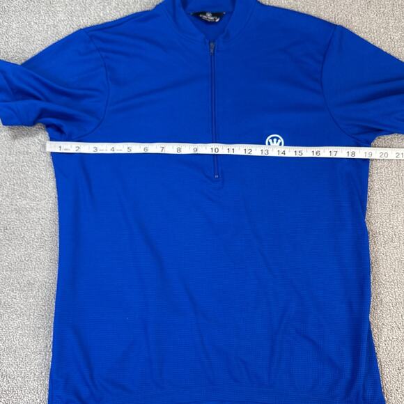 Canari Cycling Shirt Short Sleeve Blue Size Medium - Picture 6 of 8